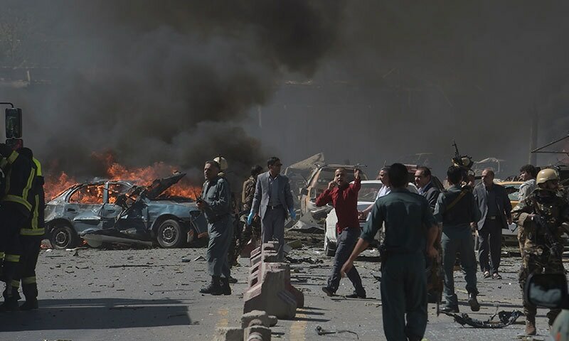 24 killed, 40 injured in suicide bombing in Kabul